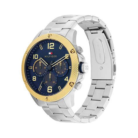 reloj cromado tommy hilfiger|More.